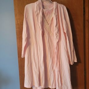 Motherhood Maternity Nightgown and Robe Set